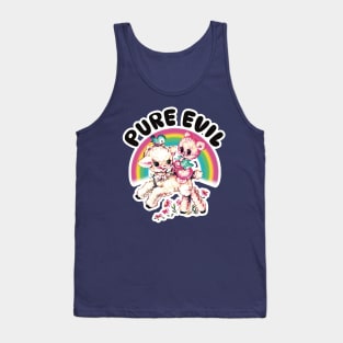 Pure Evil Lamb and Teddy Tank Top